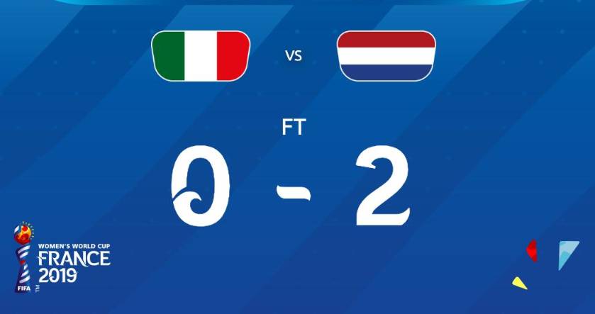 意大利vs荷兰(世界杯-帕斯两助攻米德马破门 荷兰女足2-0意大利晋级四强)