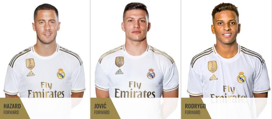 库尔图瓦身披25号(官方:库尔图瓦新赛季身披13号球衣,新援号码待定)