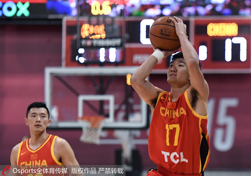 男篮世界杯比赛录像2019年(NBA夏季联赛—郭艾伦20分 中国男篮77—94不敌国王队)