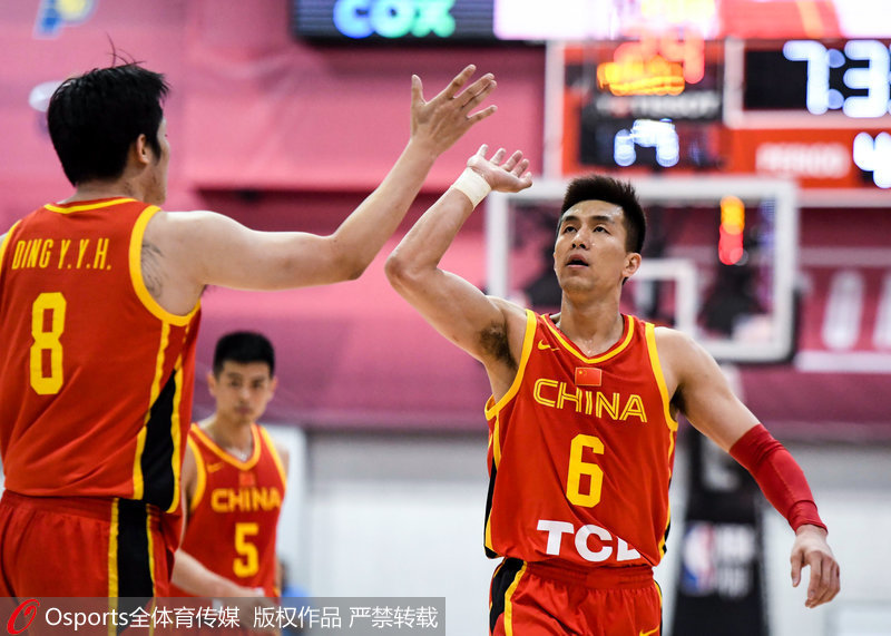 男篮世界杯比赛录像2019年(NBA夏季联赛—郭艾伦20分 中国男篮77—94不敌国王队)