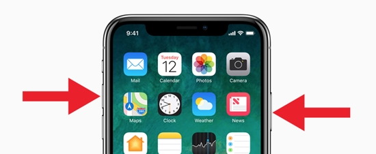 iPhoneX如何截图