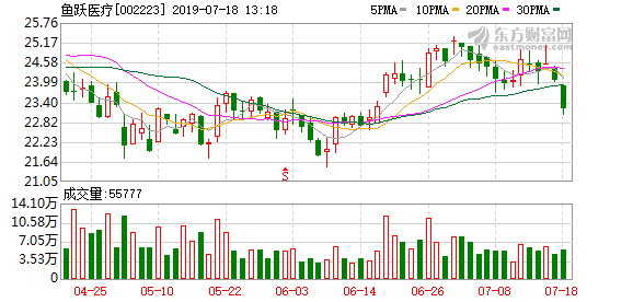 鱼跃医疗股今日收盘价（鱼跃医疗今日消息）