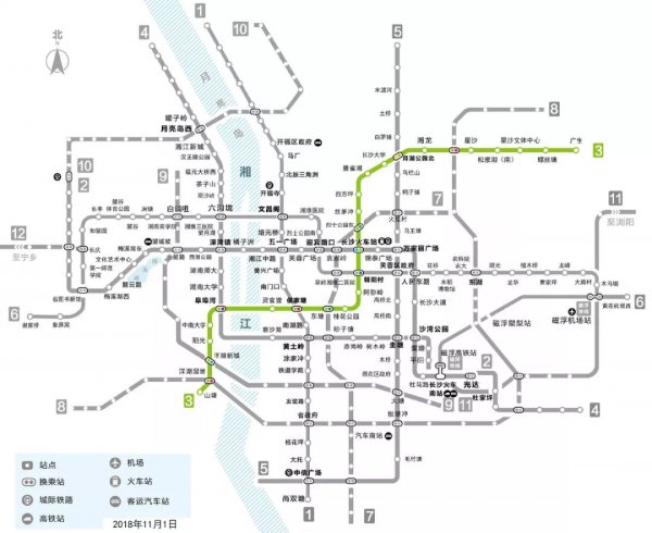 长沙地铁3号线最新消息！各站出入口位置出炉，有没有你家附近的？