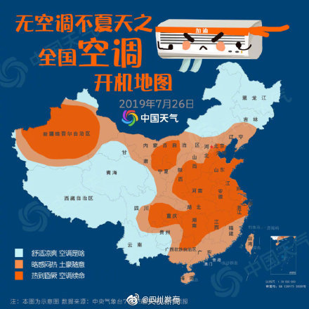 全國空調開機預警地圖 來了