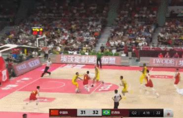 郭艾伦+阿联合砍42分，中国男篮末节崩盘被巴西逆转