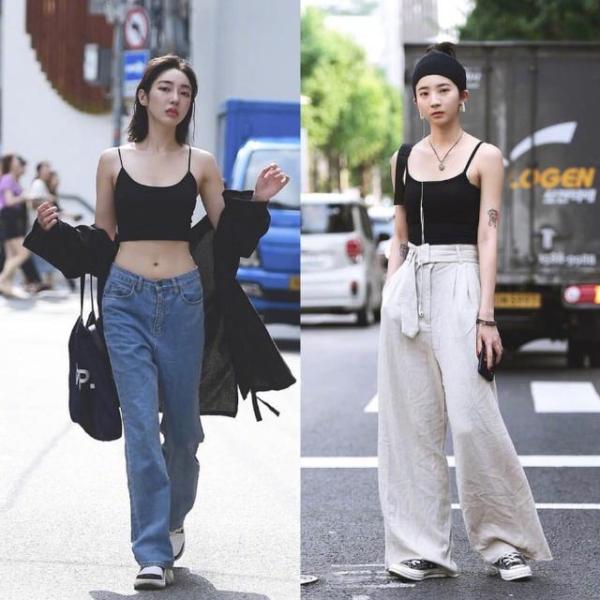 韩国女孩初秋街拍合集，造型百变舒适养眼，很高级的穿搭示范