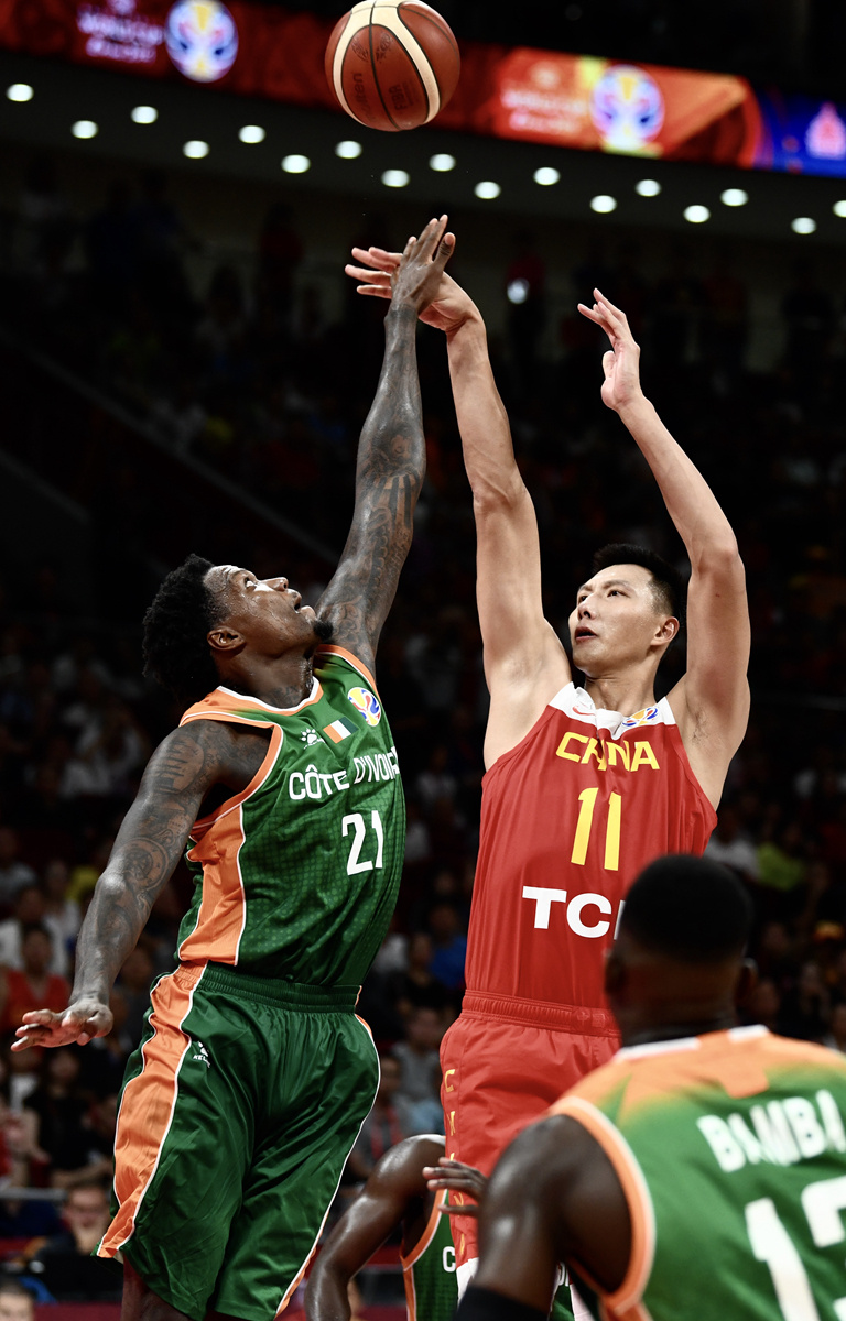 2019中国男篮世界杯在哪里（开门红！世界杯首战中国男篮70-55胜科特迪瓦）