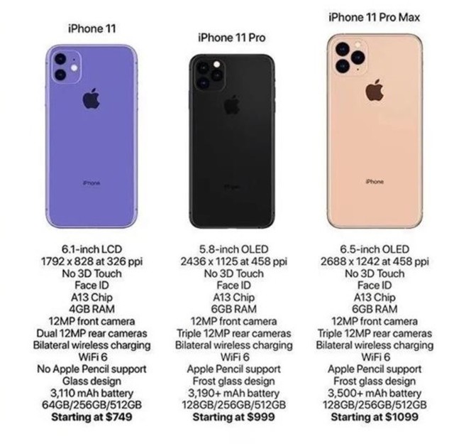 「三款都会」苹果11上市时间介绍（iPhone 11将于9月20日开售）