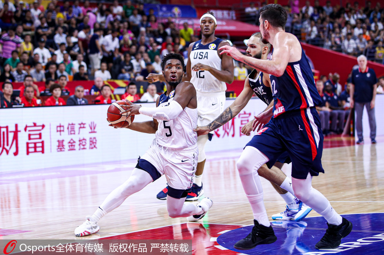 2019男篮世界杯美国（13年正式比赛首败！美国男篮不敌法国，无缘世界杯半决赛）