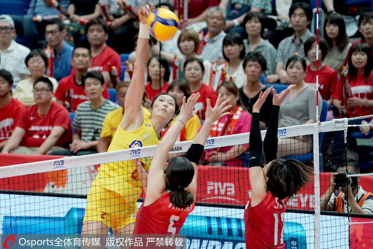 中国女排世界杯 五战全胜一局没丢！中国女排3-0日本，结束世界杯第一阶段