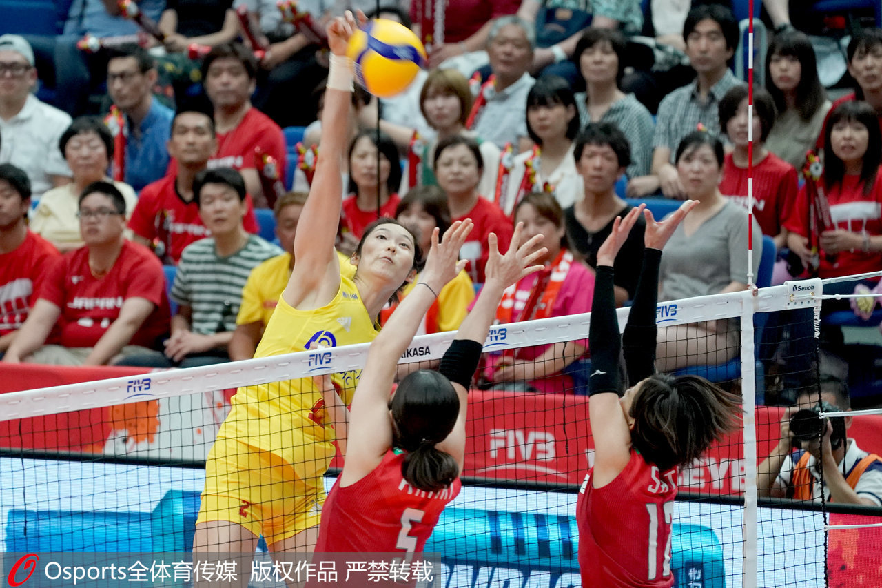 五战全胜一局没丢！中国女排3-0日本，结束世界杯第一阶段