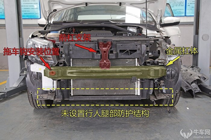 「牛车实验室」趣味安全科普之 家用轿车前部防护结构设计漫谈