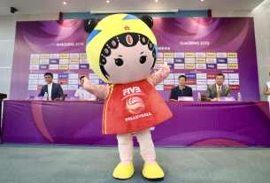 排球吉祥物简笔画（萌翻！2019绍兴女排世俱杯吉祥物“兰兰”来了）-趣拿体育