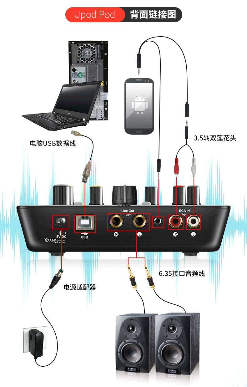 icon声卡安装教程「icon声卡安装图解」