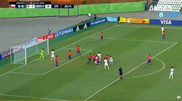韩国晋级2018年世界杯（U17世界杯-韩国2-1力克智利，小组第2晋级16强）
