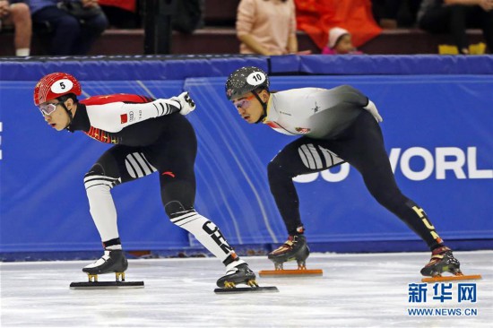 短道速滑世界杯盐湖城站：武大靖夺男子500米冠军