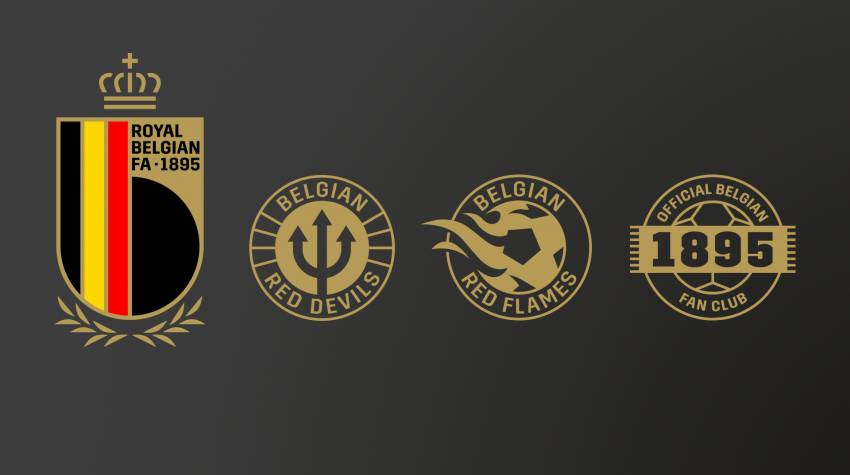 比利时足球队队徽图片