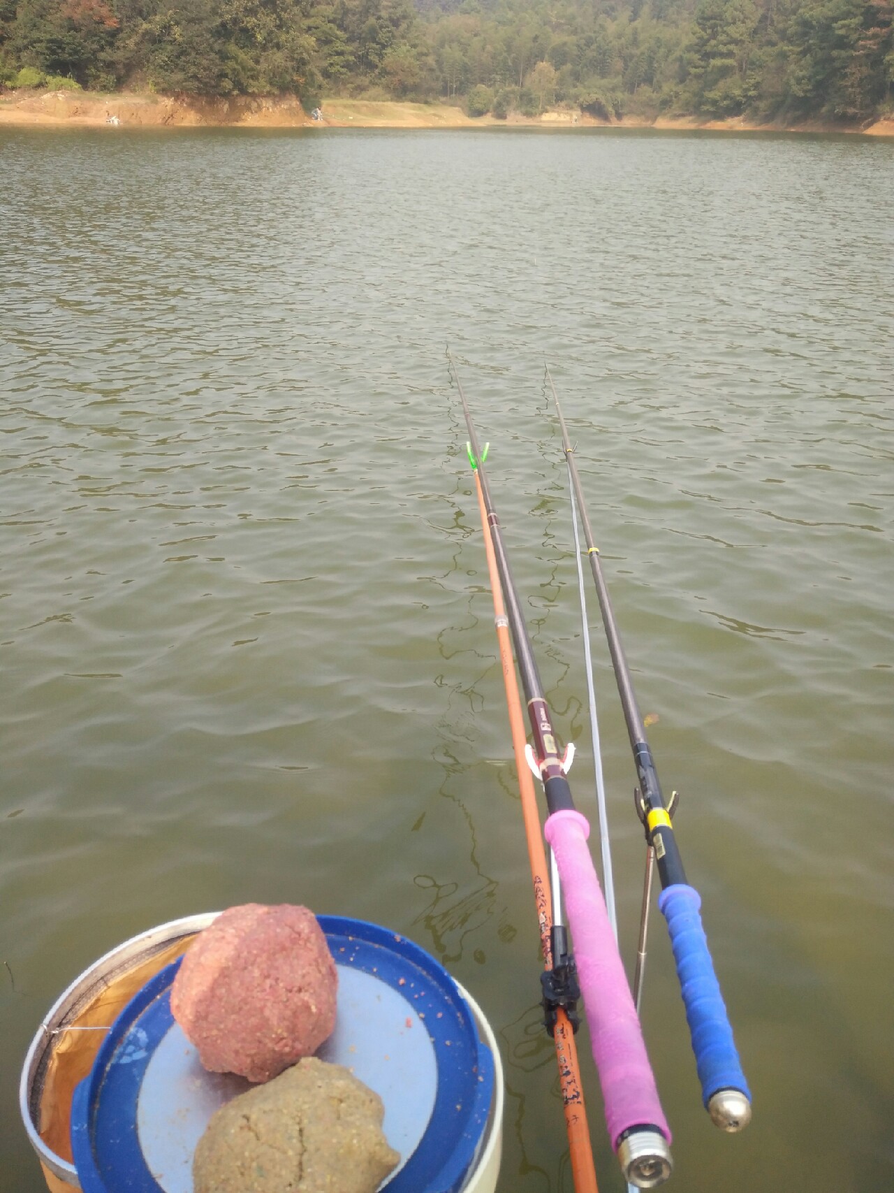 水库钓鱼记,守得云开见月明