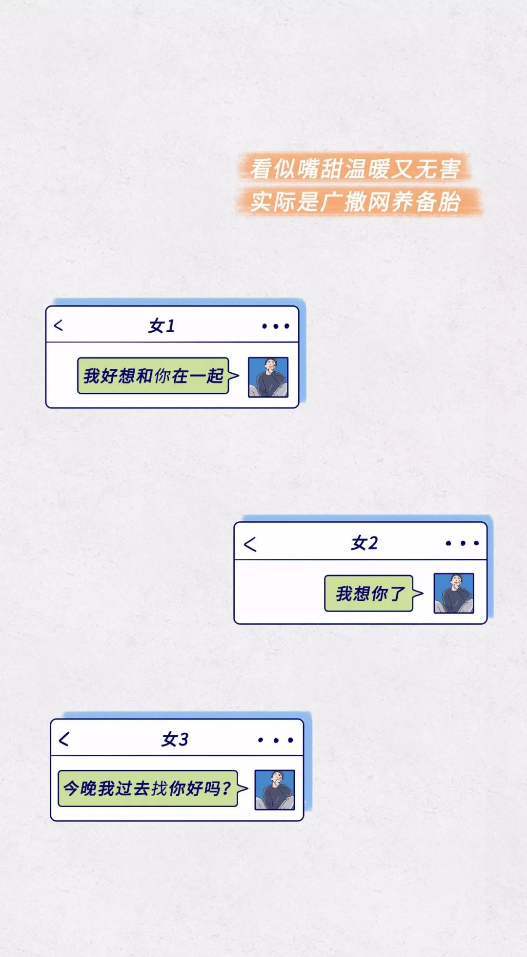1-9级渣男等级对照表