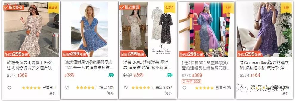 跨境电商选品丨女装10大爆款分析