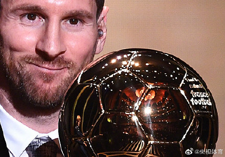 官方梅西荣获2019年金球奖（梅西第六次荣膺金球奖）