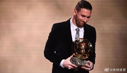 官方梅西荣获2019年金球奖（梅西第六次荣膺金球奖）