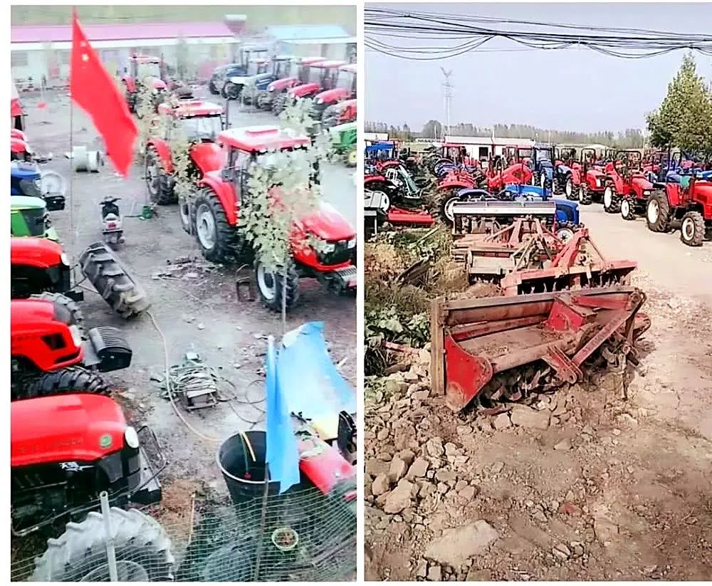 中國(guó)最大二手拖拉機(jī)村玩直播，農(nóng)民在快手上賣二手拖拉機(jī)