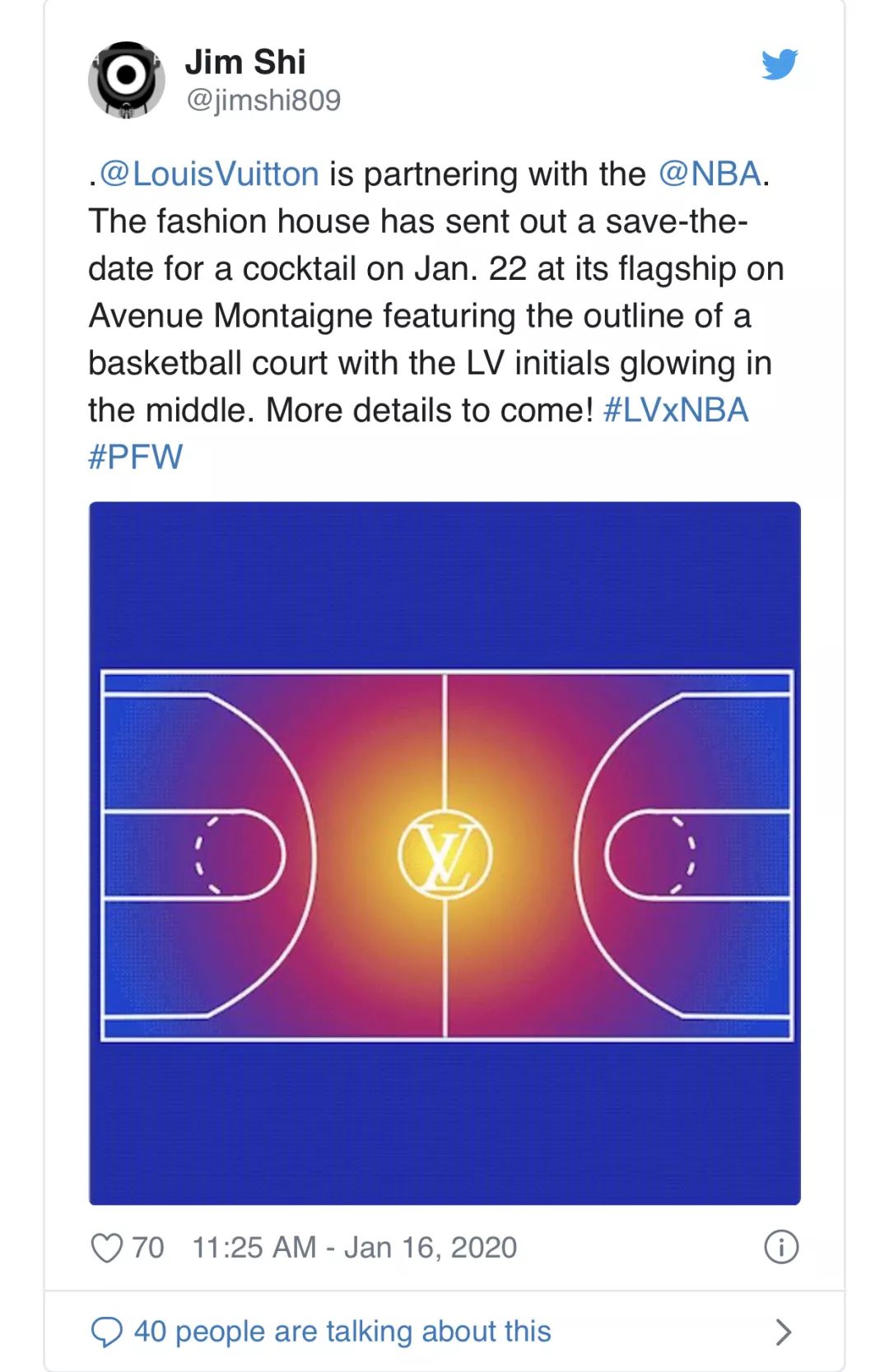 fifa世界杯联名衣服(LV X NBA，这会是2020年最强联名吗？)