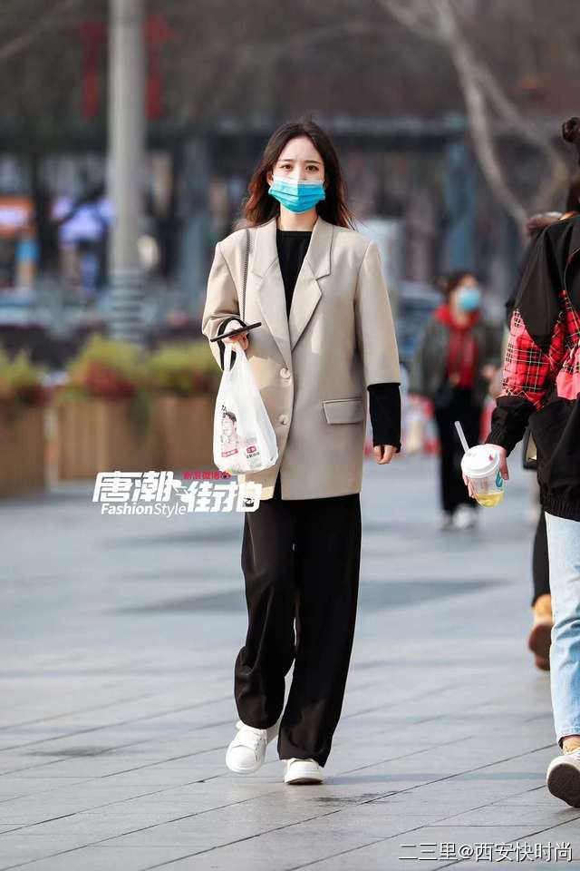 从小寨到钟楼，原来有这么多的口罩美女