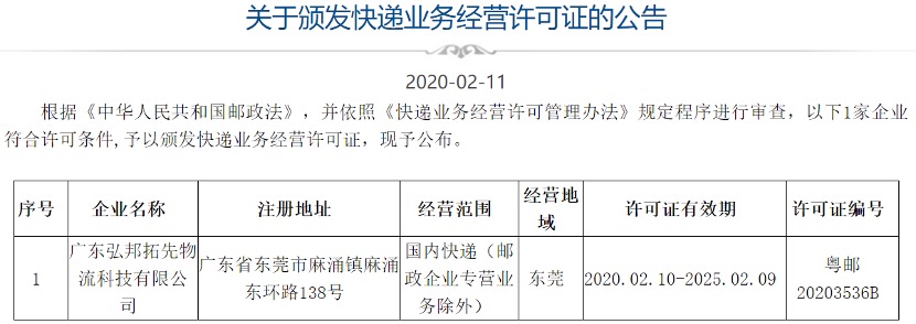 京东加盟品牌“众邮快递”低调亮相广东，对标通达系专注电商小件
