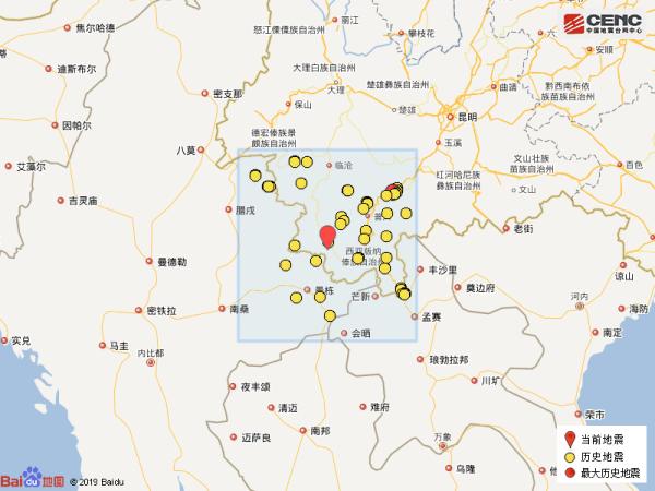 普洱剛剛地震雲南省普洱市瀾滄縣發生31級地震