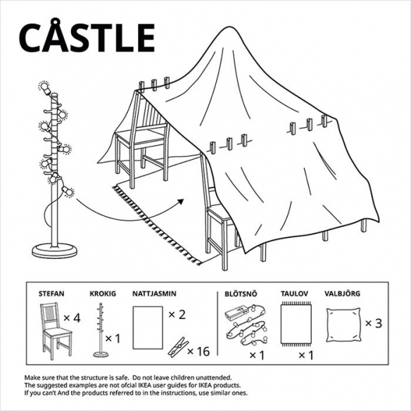 梦幻堡垒！IKEA教你做6种「秘密基地」的搭建改造