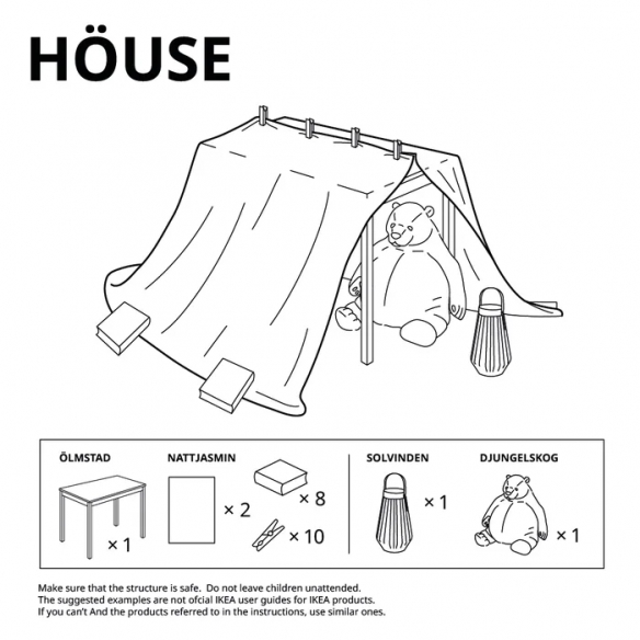 梦幻堡垒！IKEA教你做6种「秘密基地」的搭建改造