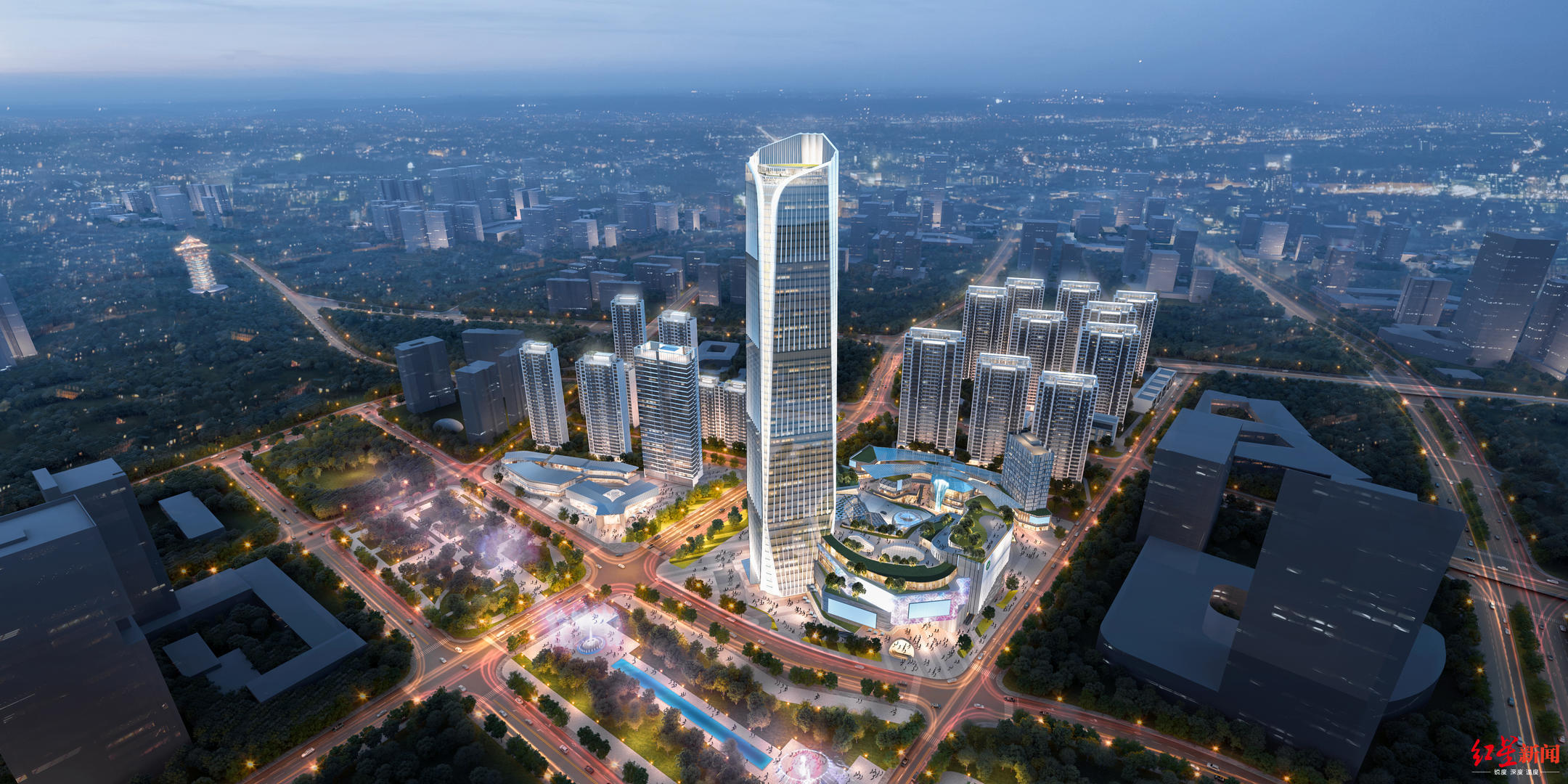 世界500强企业雪松集团西南总部项目在蓉开工，将建新型城市综合体