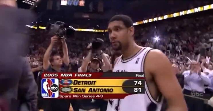2005年nba總決賽馬刺對(duì)活塞（15年前的今天：馬刺搶七險(xiǎn)勝活塞奪冠 鄧肯第三次榮膺FMVP）