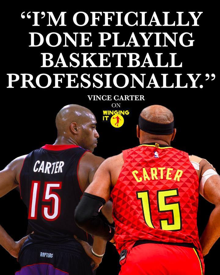 卡特宣布退役(再见传奇！43岁NBA球星、“扣篮王”文斯·卡特宣布退役)