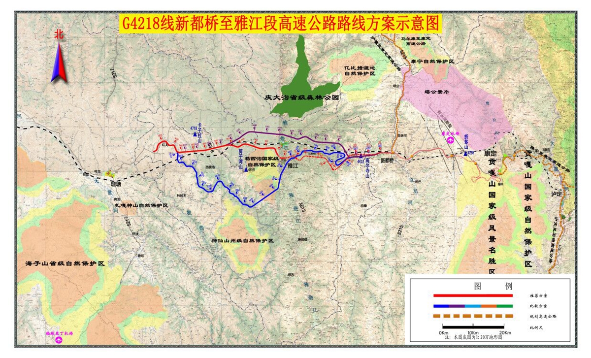 京昆高速公路地图 京昆高速全程地图