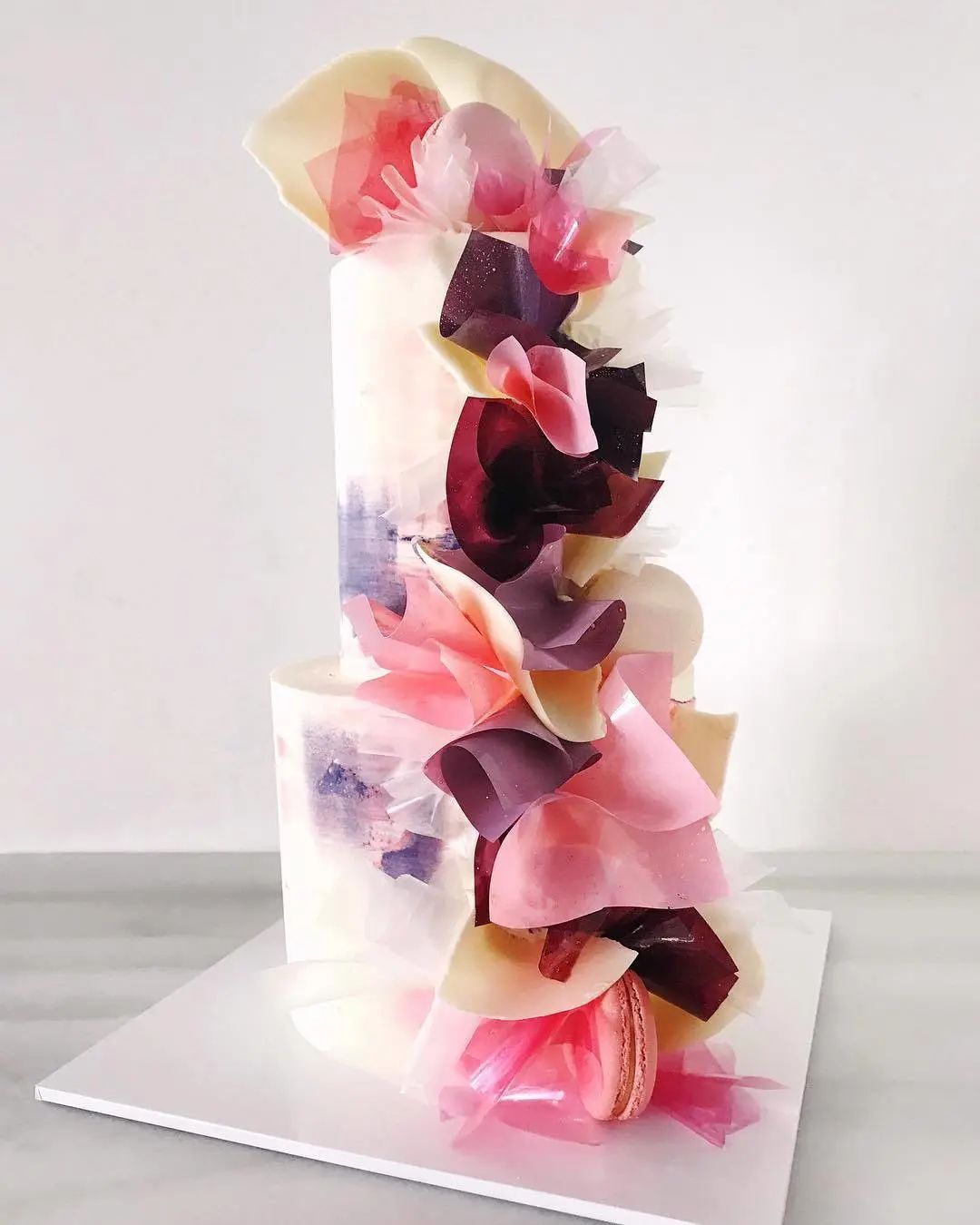 华美 纸艺风蛋糕~将线条感运用到极致的硬核艺术蛋糕