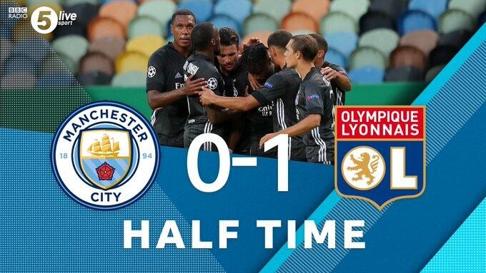 曼城vs里昂欧冠（半场-科尔内特远射破门罗德里失良机 曼城0-1里昂）-趣拿体育