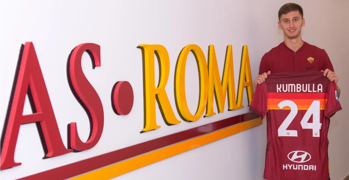 罗马正式签下土耳其中卫切廷(官方：罗马签下维罗纳中卫库姆布拉，身穿24号球衣)