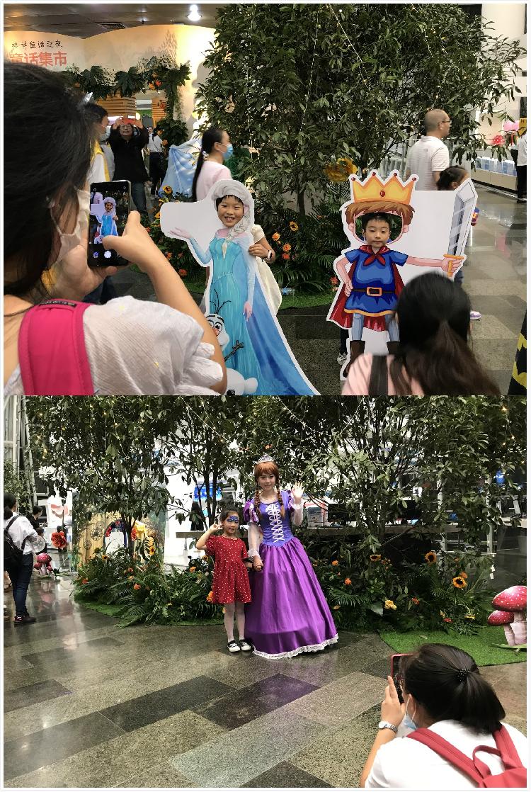 这一夜，孩子们变成了“公主”、“魔法使”！重庆图书馆第四季“绿色童话之夜”于昨晚举行。