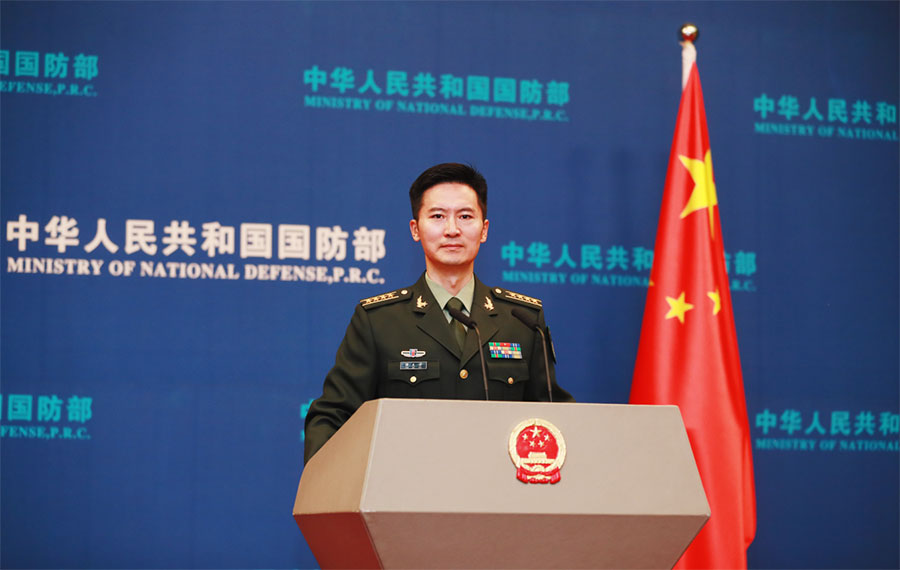 國防部新發言人譚克非亮相，大校軍銜，曾就讀于北京大學法學院
