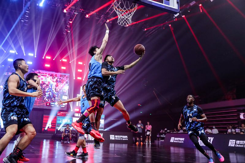 三人篮球赛为什么用nba(NBA 3X三人篮球赛总决赛在沪开战！马布里、SNH48现场助威)