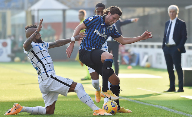 国米主场1-0击败亚特兰大（劳塔罗头球破门米兰丘克扳平，国米客场1-1亚特兰大）-趣拿体育