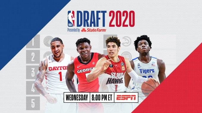 2020年NBA选秀大会汇总（实时更新）