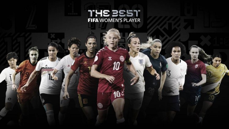 FIFA年度最佳女足球员候选(FIFA年度最佳女足球员11人候选：里昂女足5人入选，日韩各有1人)