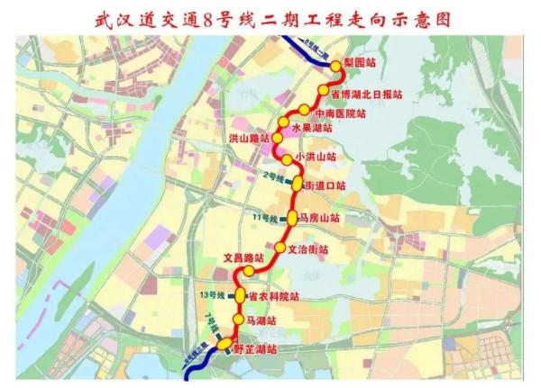 武汉6号线延长线路图图片