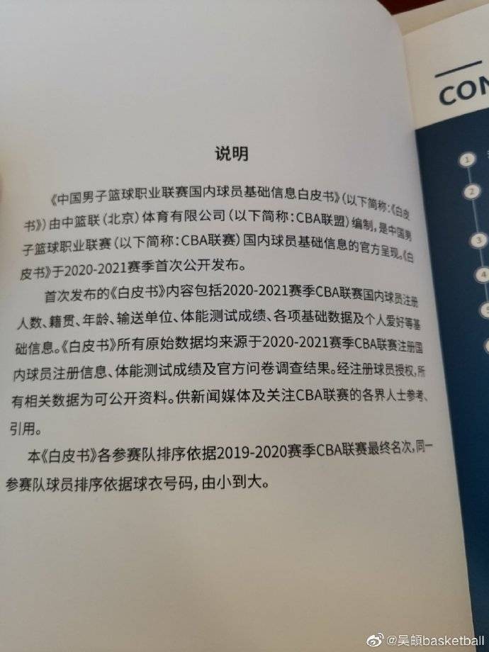 cba球员来自哪个省份(CBA官方首次发布球员基础信息白皮书 辽宁籍球员最多山东籍第2)