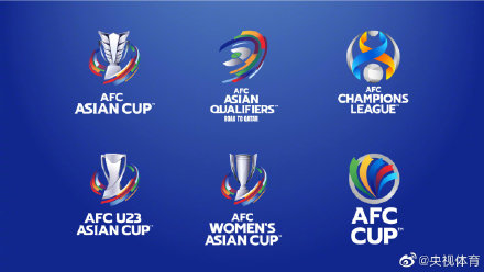 亚足联推出国家队及俱乐部赛事最新logo