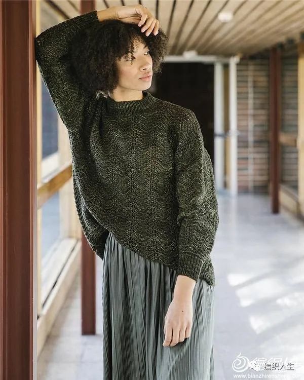 给你带来编织灵感：北欧风女士棒针毛衣，欧美编织杂志欣赏